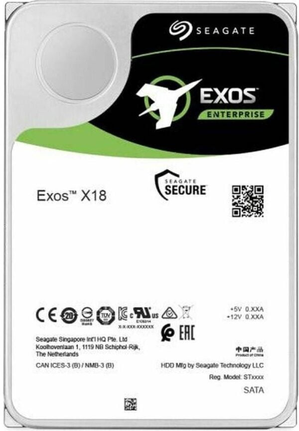 Seagate Exos X14 12TB Enterprise HDD ST12000NM000J für Datenspeicherung - Image 1