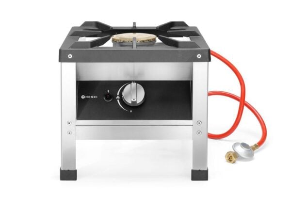 Hendi Hockerkocher Kitchen Line Edelstahl mit Pfannenaufbau 2,5 kW