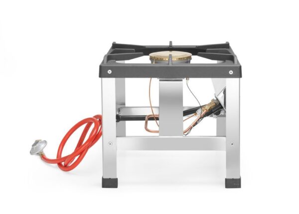 Hendi Hockerkocher Kitchen Line Edelstahl mit Pfannenaufbau 2,5 kW - Image 3