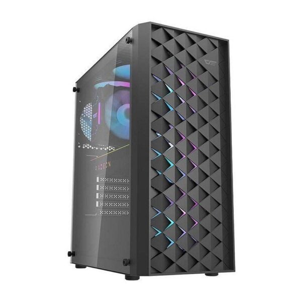 Darkflash DK351 Black - Elegantes Computergehäuse für Gamer und PC-Enthusiasten