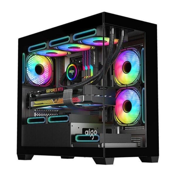 Darkflash C218M Black – Hochwertiges Computergehäuse für Gamer und PC-Enthusiasten - Image 7