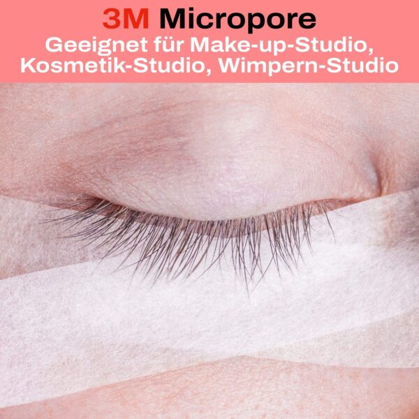 3M Micropore Klebeband für Wimpernverlängerung & Lash Extensions - Image 10