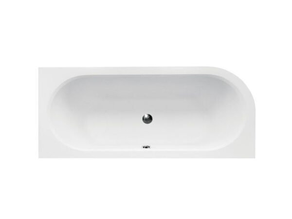 Eckbadewanne AVITA 160x75 rechts mit Acrylschürze, Ablauf & Füße gratis - Image 3