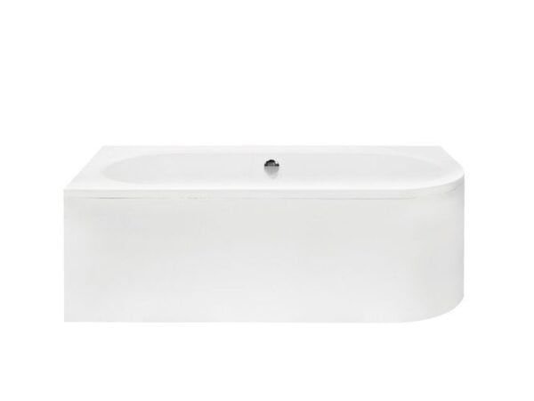 Eckbadewanne AVITA 170x75 cm links mit Acrylschürze, Ablauf & Füße gratis - Image 4