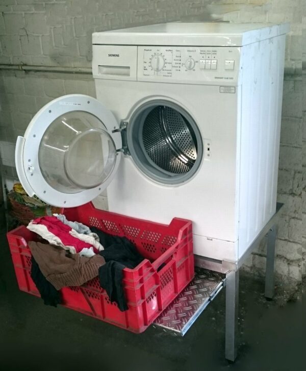 Premium Waschmaschinen Untergestell Alu, 150 kg Traglast, 1 Auszug - Image 3